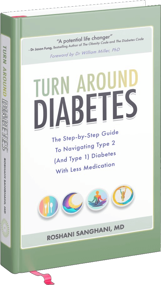 Turn Around Diabetes by Dr. Roshani Sanghani — book cover